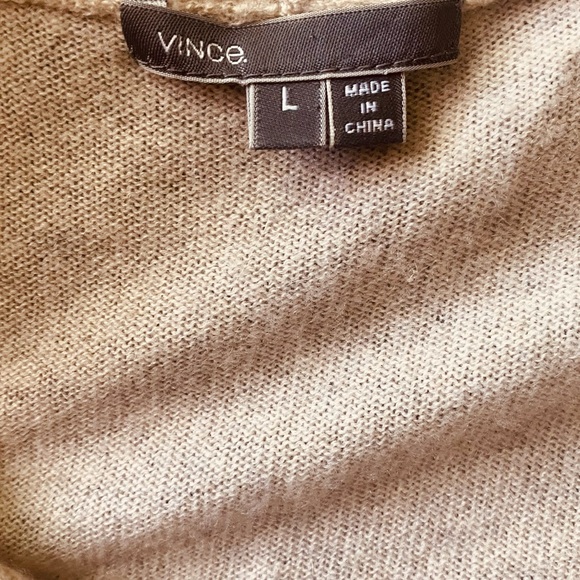 VINCE CASHMERE OPENT FRONT CARDIGAN - Picture 3 of 4